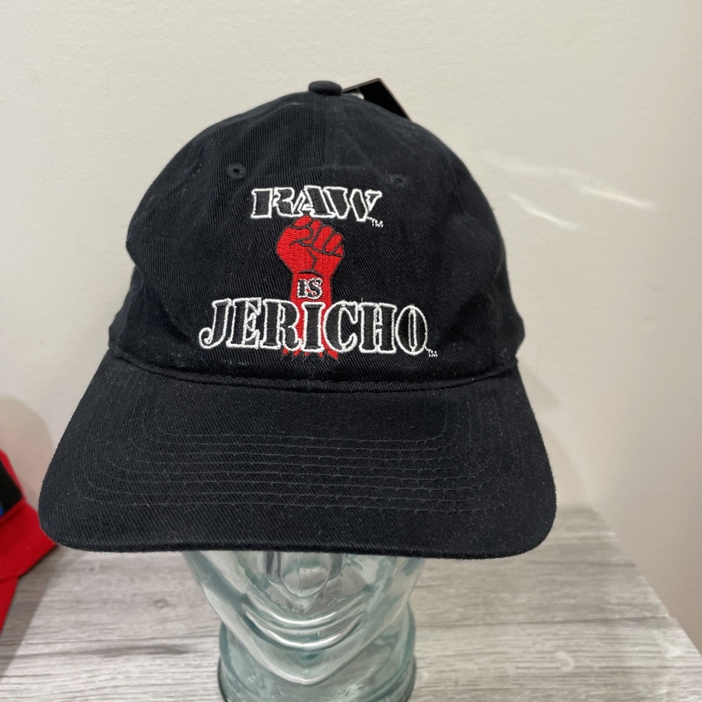 NWT vintage RAW IS JERICHO Snapback Hat WWF Chris Jerico wwe war‎ cap wrestling